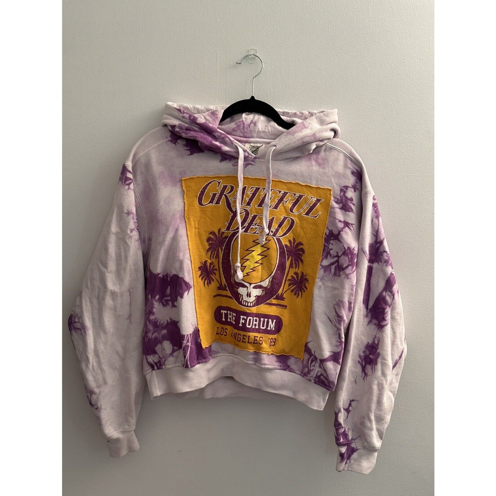 Comfort Colors Women’s M Grateful Dead Hooded Tye Dye Sweatshirt